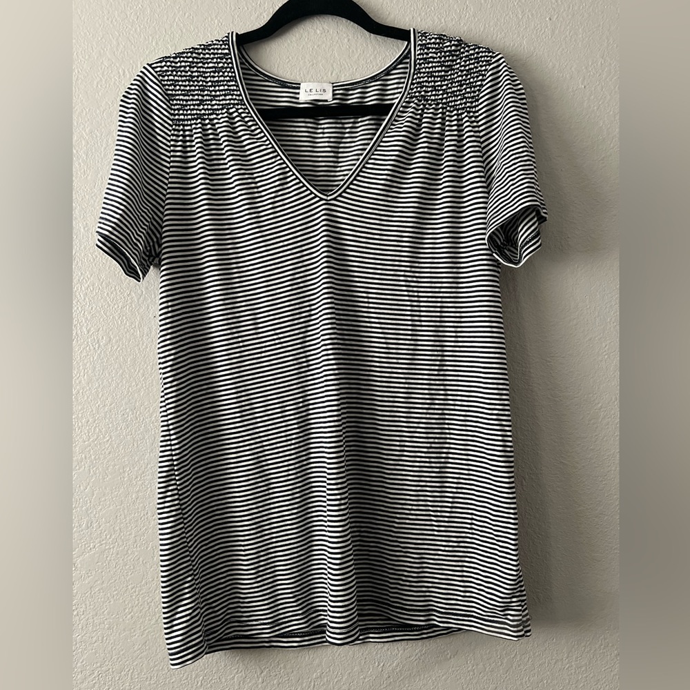 NWOT Le Lis Striped Tee Shirt
